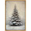 Impression sur toile rustique gris, sapin de Noël, neige, hiver, maison de ferme, impression sur toile-107117893-107117897