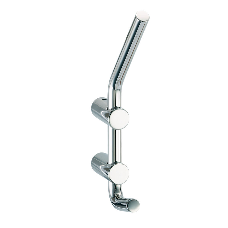 Tempo Wall Mounted Robe Hook, Satin