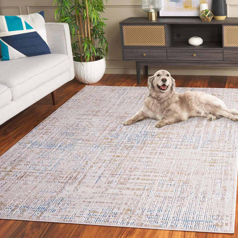 Onay Performance Abstract Rug, Rectangle 5'3" x 7'6"
