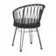 CHAISE, 2PCS avec 2 coussins, gris