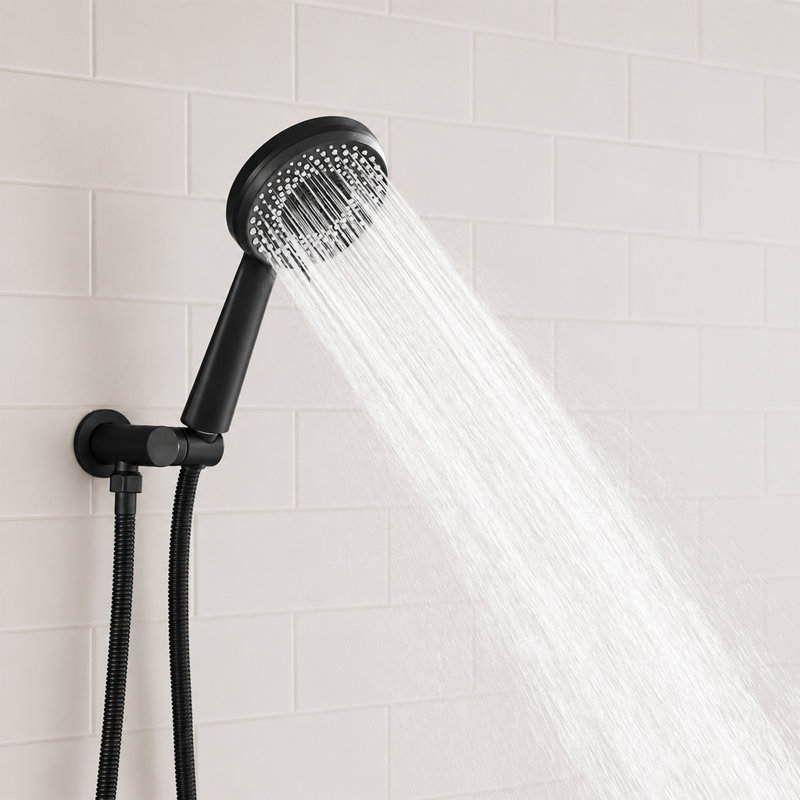 Système de douche rond à 4 jets avec douchette (valve incluse)