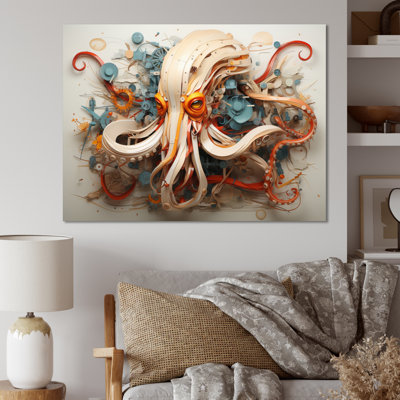 " Squid Enigmatic Cephalopod Geometric II "
