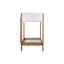 Lit superposé simple tapissier au-dessus du lit - Confort polaire, résistance en bois d'hévéa, garde-corps, rangement spacieux sous le lit