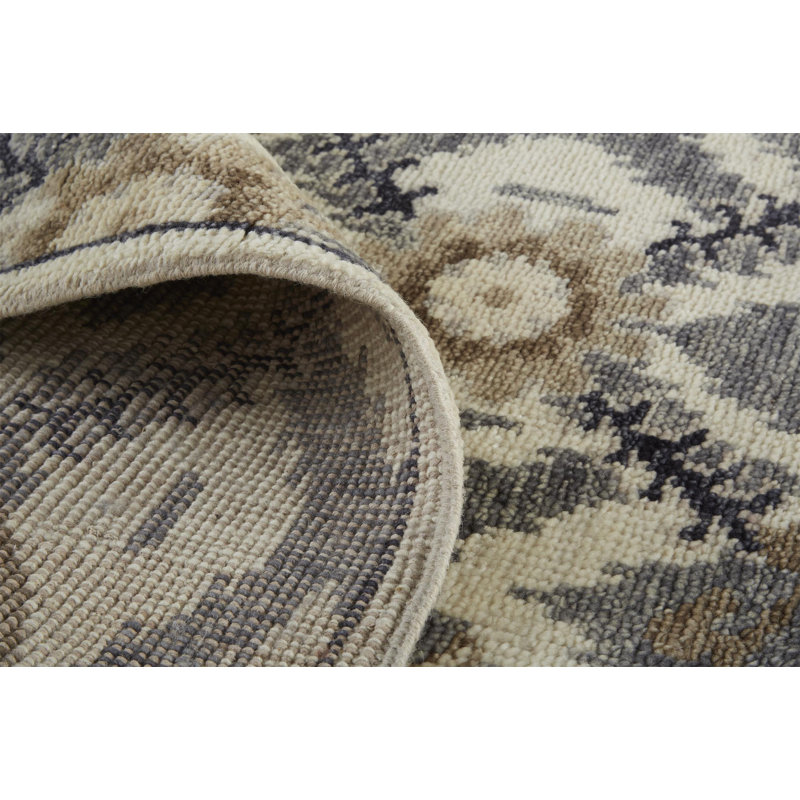 Olajuwan Performance Hand Knotted Wool Indoor Rug, Runner 2'6" x 8'