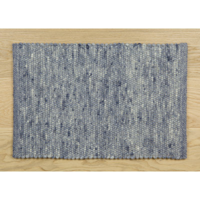 Solid Colour Wool Area Rug