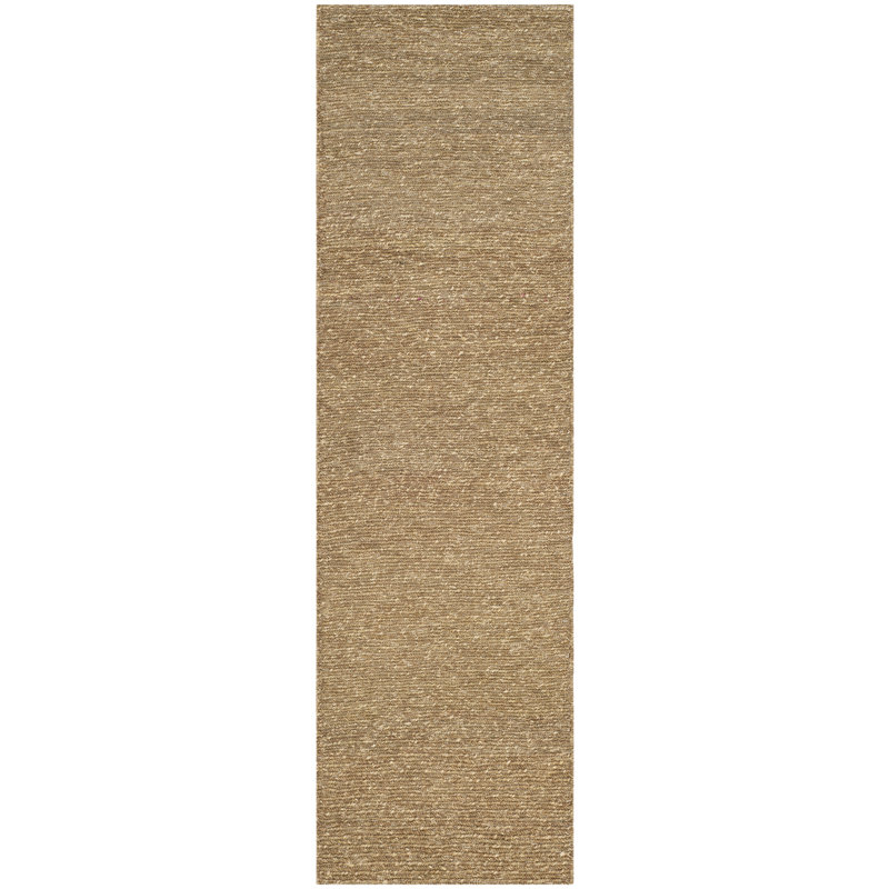 Bristol Natural Fiber Hand Woven Seagrass And Cotton Rug, Runner 2'3" x 10'