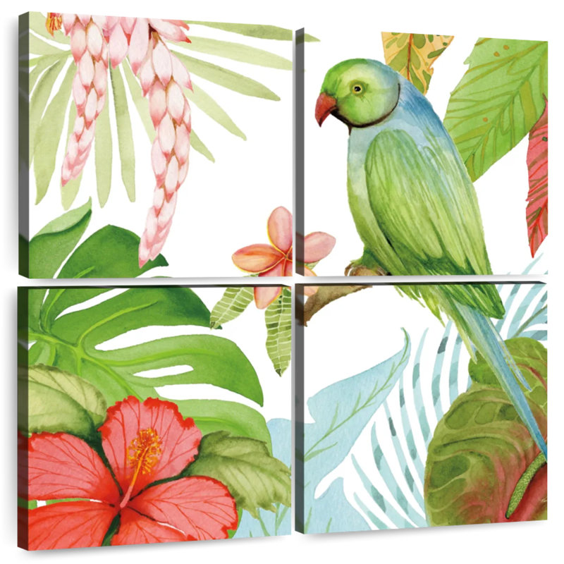 Brampt Treasures Of The Tropics I, H 38 po x l 38 po