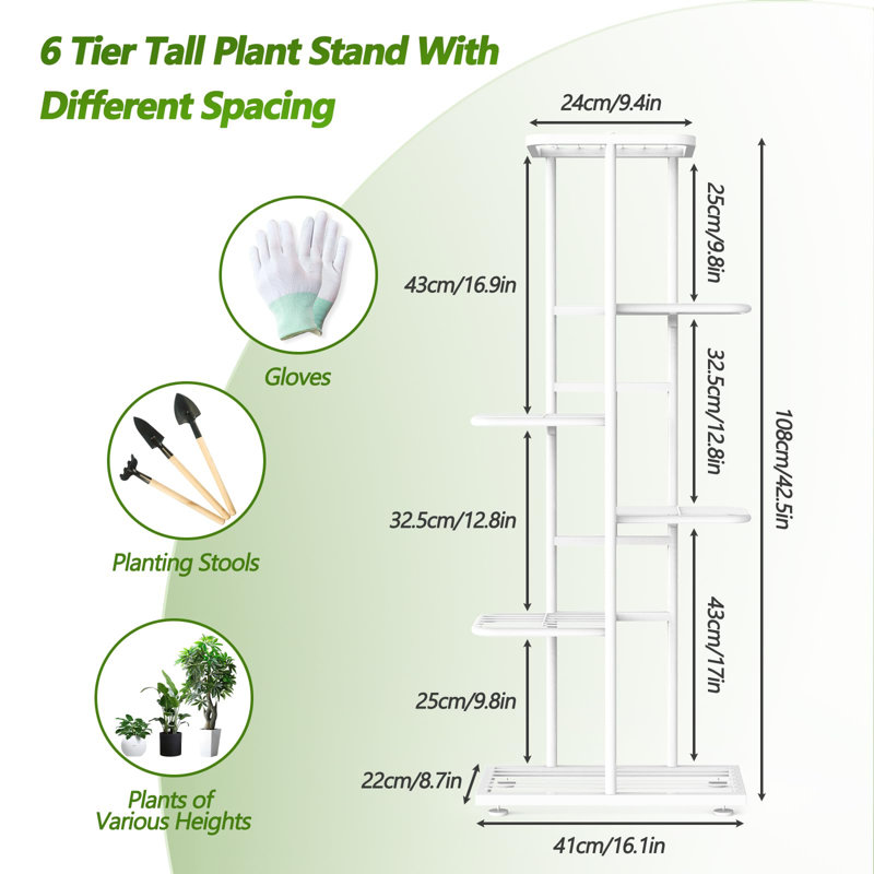 Plant Stand, White