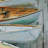 Dockside by Studio Arts, 40x30", Large Weathered Boats on a Dock Canvas Wall Art Print
