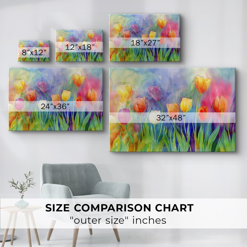Série Floral-LXIV -Galerie enveloppée Cavas, 40 x 60