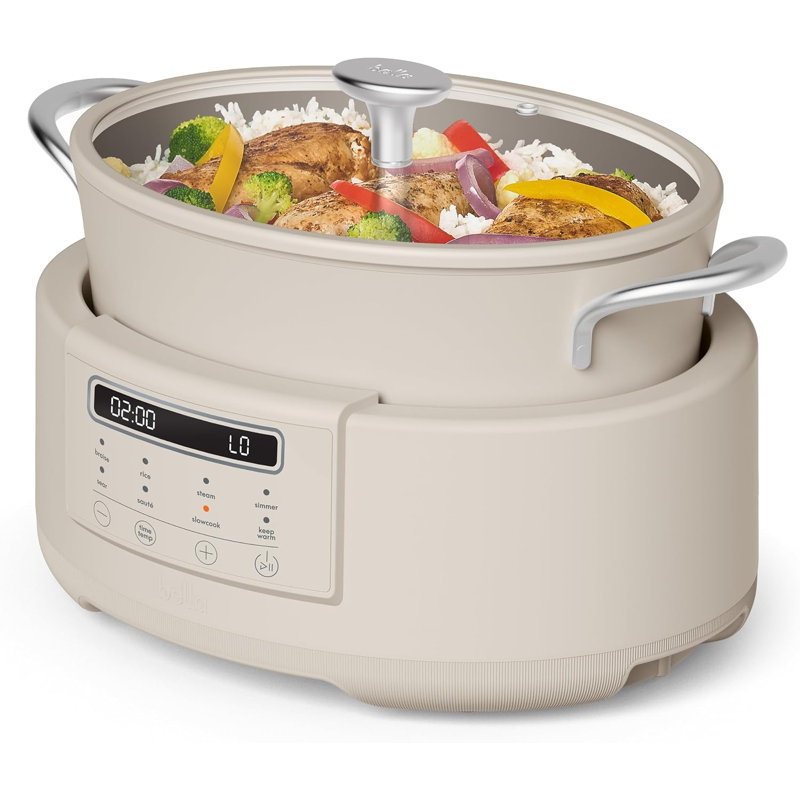 Bella MULTI 10-in-1 7 Quart MultiCooker, Oatmilk, Oatmilk