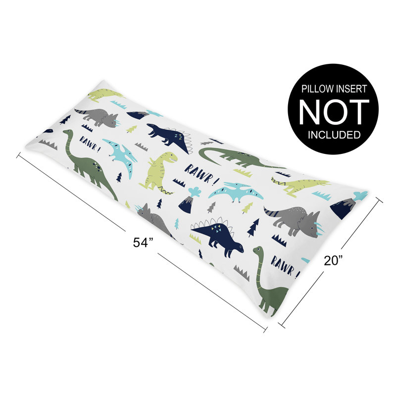 Mod Dinosaur Body Pillow Case