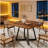 Vintage Square Dining Table,Wood Kitchen Table,Classic Design Dining Table