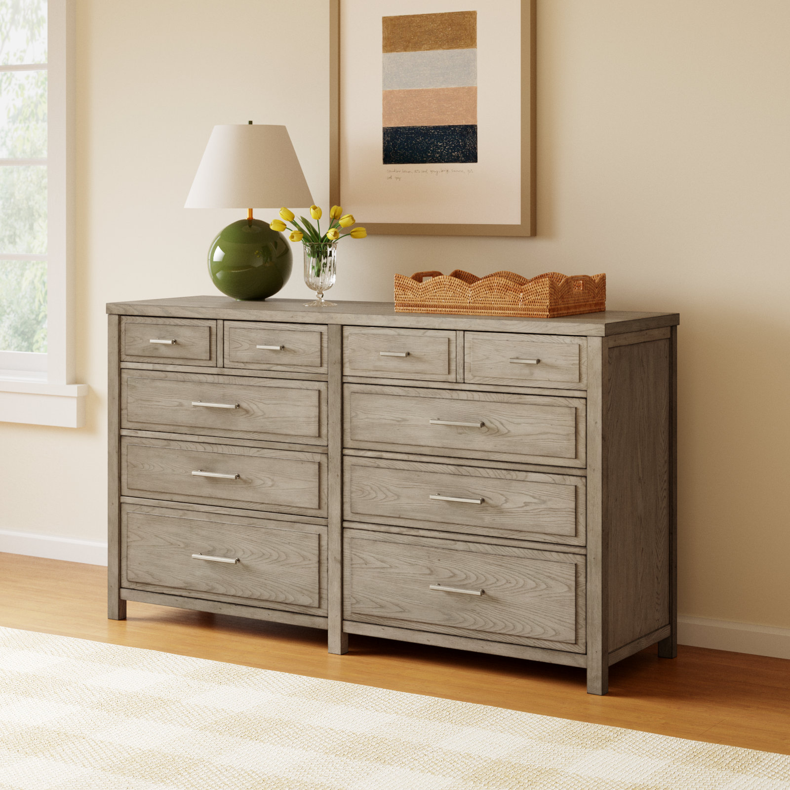 8 Drawer 67.3" W Dresser