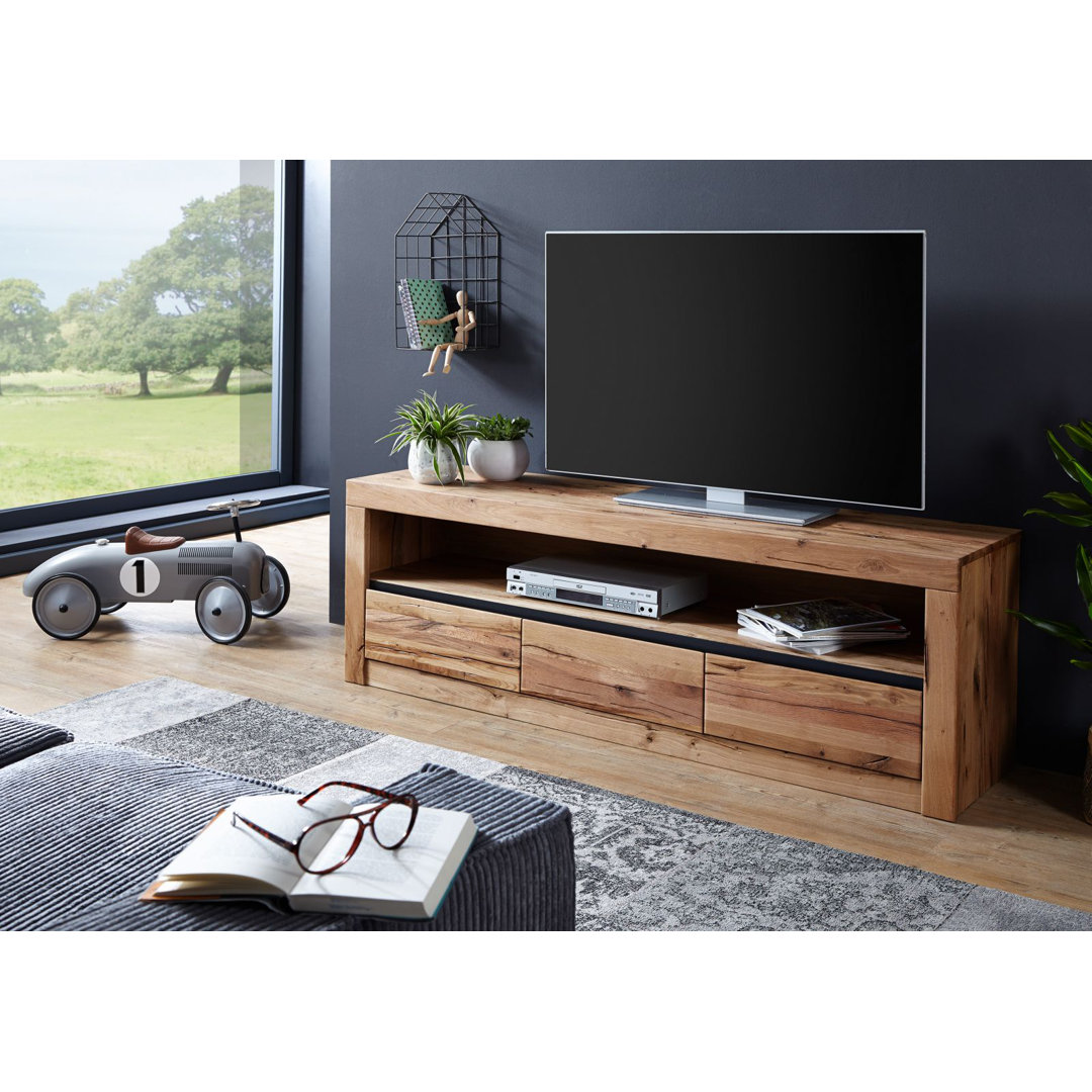 TV-Lowboard Montreux aus Massivholz, 165 cm