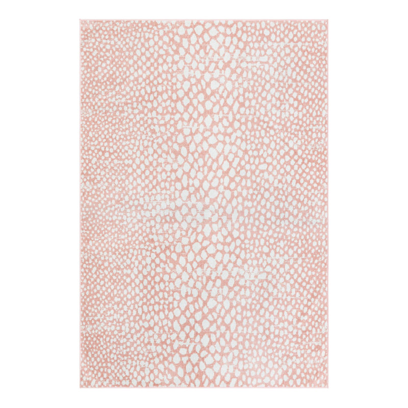 Tapis rose à motif animalier Langley Street®, Rectangle 6 pi 1 po x 9 pi