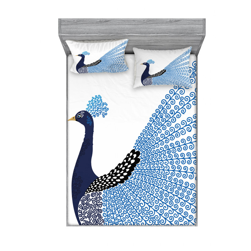 Microfiber Sheet Set, Full/Double Sheet Set with Fitted Sheet