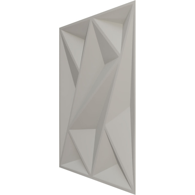 Panneau mural décoratif 3D EnduraWall Marquise l 19 5/8 po x H 19 5/8 po, laiton antique métallique (couvre 2,67 pieds carrés)