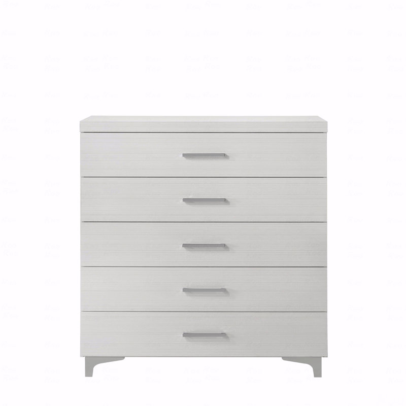 Commode 5 tiroirs avec pieds en métal