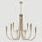 Otho 41.3" W 9-Light Wagon Wheel and Candle Style Chandelier 