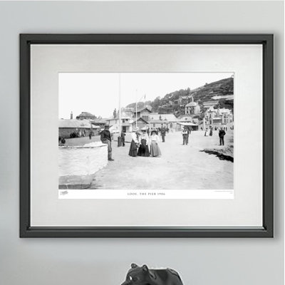 Looe, The Pier 1906 - Single Picture Frame Print