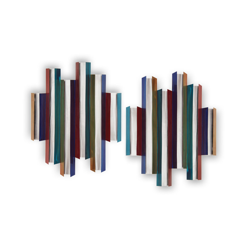 Transpose Handmade Abstract And Geometric Wall Decor on Metal