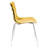 Clear Modern Acrylic Ghost Dining Chair - Modern Lucite Vanity Chair with Water Ripple Design - Chrome Mid Century Accent Seating-561146618-632872799