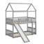 Lit superposé avec glissade House-414529070