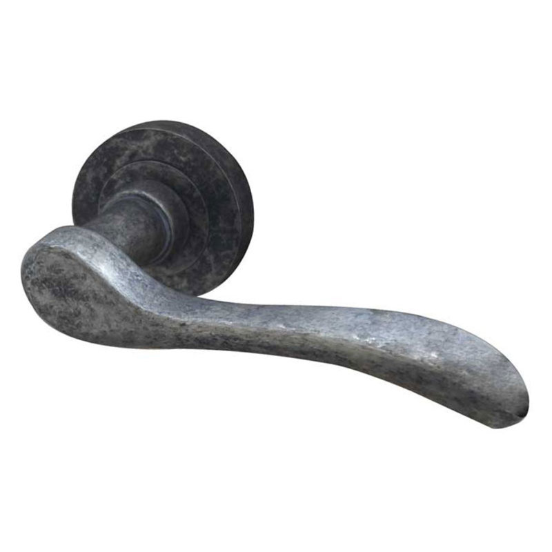 Turin Passage Door Handle, Rustic