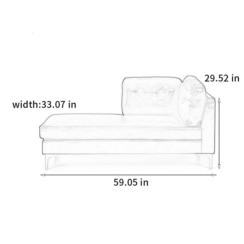 Chaise écologique de haute qualité, Orienté à droite, Brun