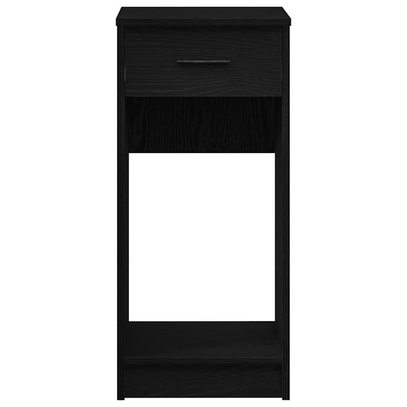 Brezina Manufactured Wood Computer Tower Stand, Black