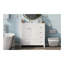 36" White Bathroom Vanity with Ceramic Sink Combo, Abundant Storage Cabinet -2 Soft-close doors and 5 drawers