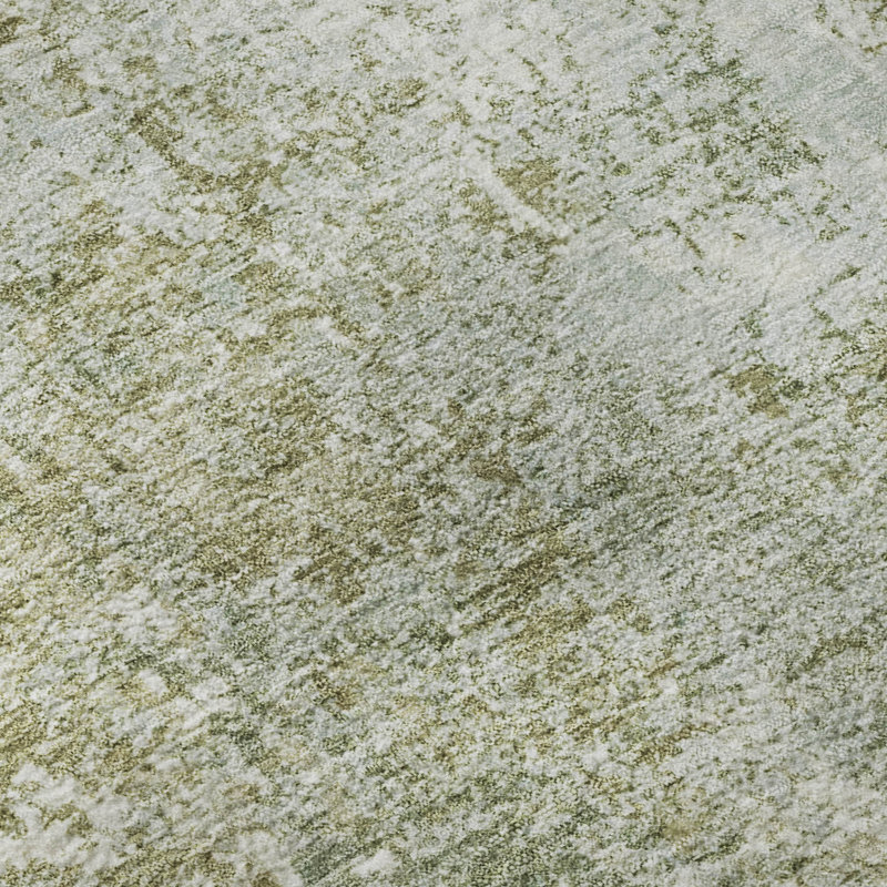 Premium Machine Washable Ponce AMF1765 Modern Rug, Round 8'