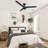 Breeze Collection Smart Indoor and Outdoor 52in 3-Blade Ceiling Fan with Remote Control Works With iOS or Android App-2019932934
