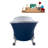 55.1'' x 26.8'' Soaking Acrylic Bathtub-76640553-66366583
