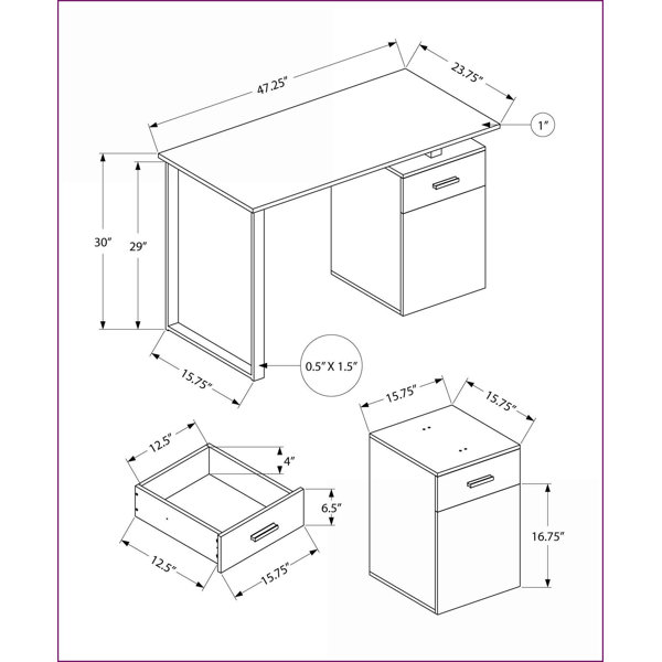 Dimensions du produit