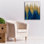 «Glimmer 5» par Julia Purinton, art mural sur toile