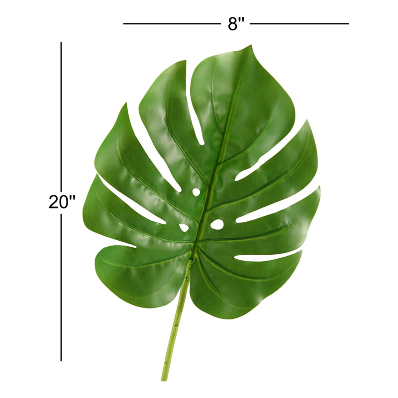20'' Faux Split Leaf Philodendron Stem