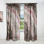 Onyx gris avec inclusions de rose - Rideau simple occultant moderne Mid-Century abstrait-1258858228