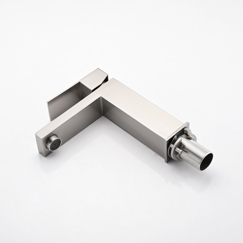 Robinet de salle de bain Modern, Nickel brossé