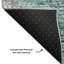 Tapis bleu sarcelle lavable à la machine Premium Cerrito-105939656