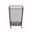 Metal Square Mesh Wire Rolling Laundry Storage Basket With Ring Handles-63108068