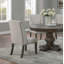 Chaises d'appoint traditionnelles 2Pc rembourrées