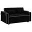 Lit réglable en velours avec cendrier et support pour téléphone portable avec 2 coussins confortables