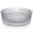 Scotch 16"  Clear Tempered Glass Round Vessel Bathroom Sink with Textured Glass Design - Timeless Collection-90991013-128042367