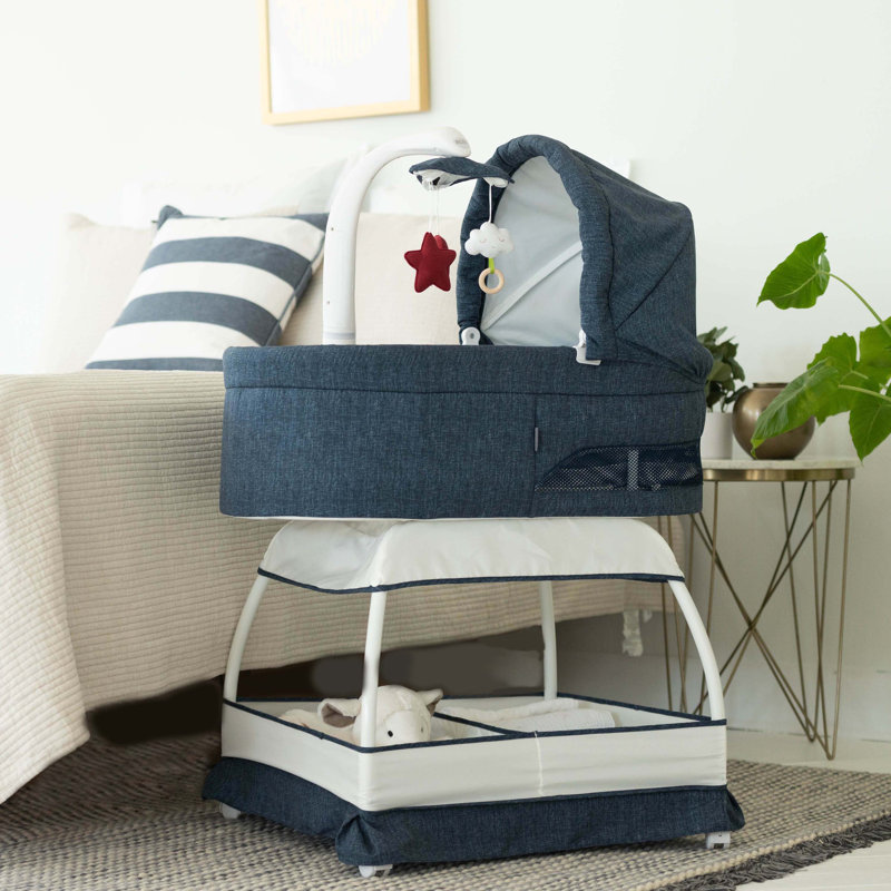 Berceau Sweetli Nurture, Bleu denim / blanc