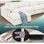 Canapé modulaire réversible en chenille de 143,2 po de largeur Worthland (8 pièces)-410538524