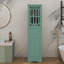 Imposante armoire de rangement pour plancher de salle de bain avec tiroir simple à deux portes et tablette personnalisable-118039135
