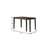 48" Espresso Wood Dining Table