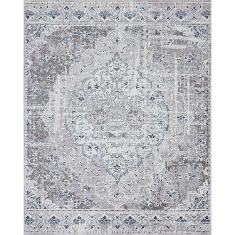 Tapis oriental gris Conda, Rectangle 2 pi x 3 pi